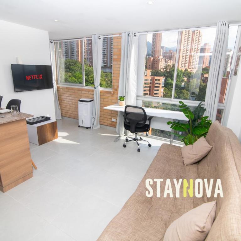 Staynova loft acogedor en El Poblado, Medellín - Estudio - 24