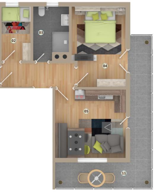 Gaisbock der Ferienhof - Apartment - 11