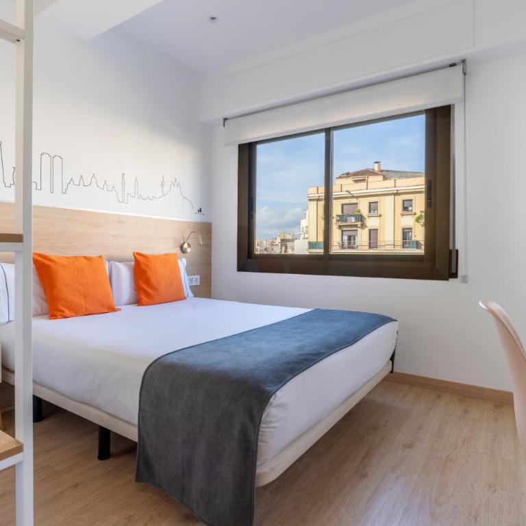 Hostal Sans - Chambre Double Confort - Vue sur Ville - 3