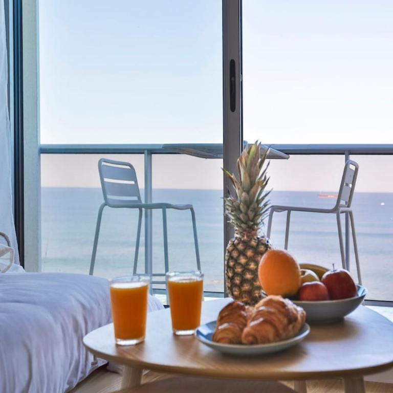 Vue mer imprenable - Balcon, lit king size, parking - Appartement 1 Chambre avec Vue sur la Mer et Balcon - 10