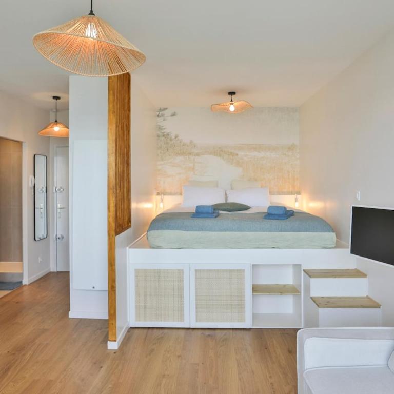 Vue mer imprenable - Balcon, lit king size, parking - Appartement 1 Chambre avec Vue sur la Mer et Balcon - 21