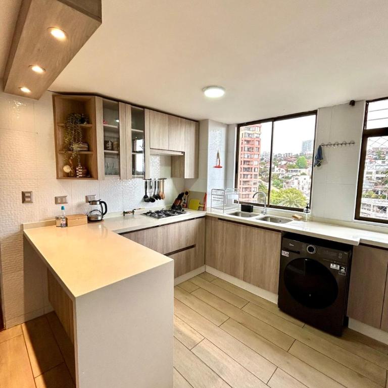 Gran departamento con piscina a pasos de Reñaca - Three-Bedroom Apartment with Water View - 3