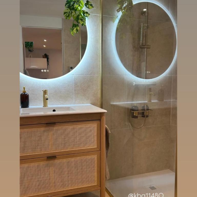 Suite Bali et sauna privé - vidéo projecteur - escapade romantique-centre - One-Bedroom Apartment - 19