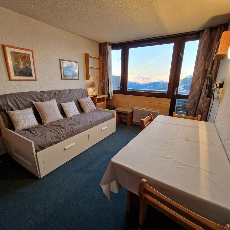 Studio fonctionnel au pied des pistes, balcon vue sur Mont-Blanc, pour 3/4 personnes - Estudio - 7