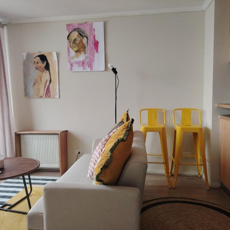 Refugio creativo Free Parking 1BR, Metro, TV - One-Bedroom Apartment - 43