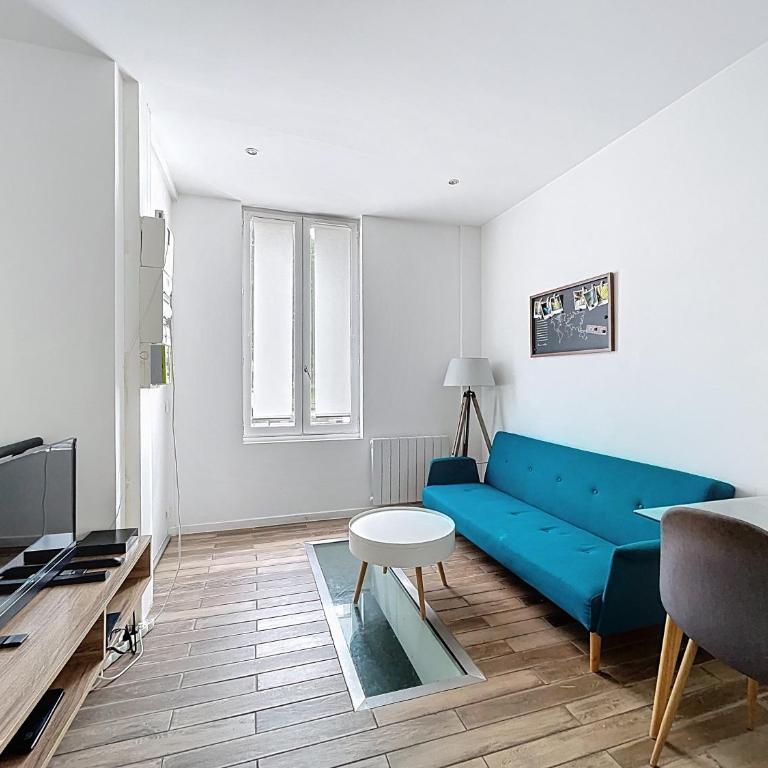 BnGo l L'interlude Bleu l T2 en souplex, 4p, Mermoz Hôpital - Appartamento con 1 Camera da Letto - 5