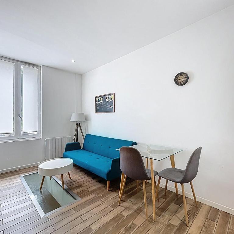 BnGo l L'interlude Bleu l T2 en souplex, 4p, Mermoz Hôpital - Appartamento con 1 Camera da Letto - 8