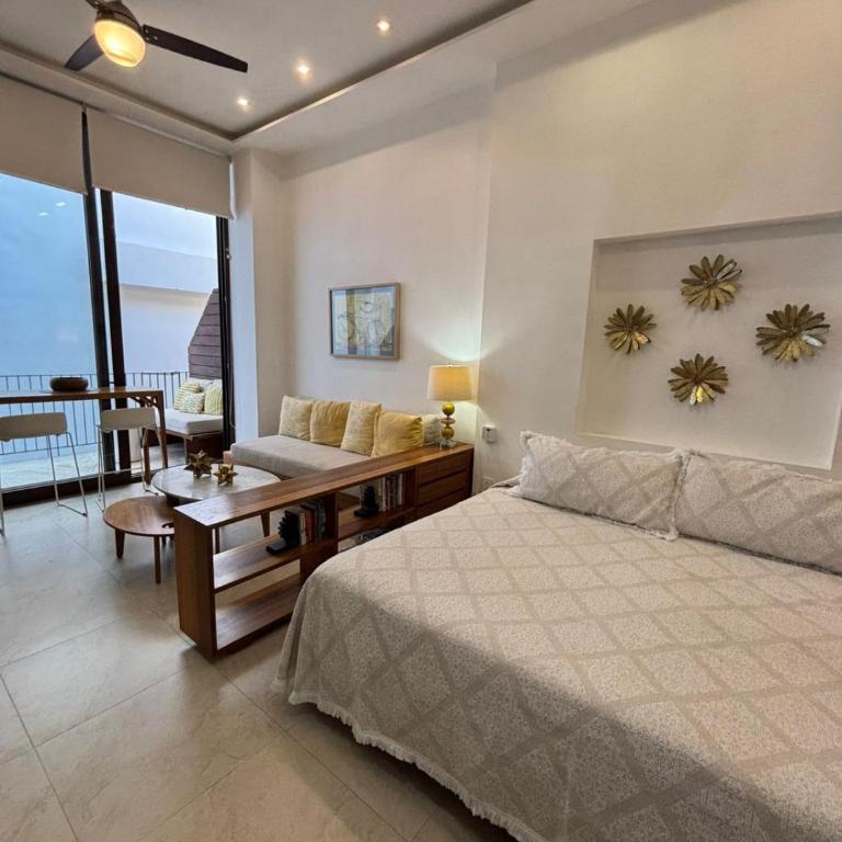 Penthouse Studio 2 blocks from Los Muertos beach - Habitación Doble con balcón - 50