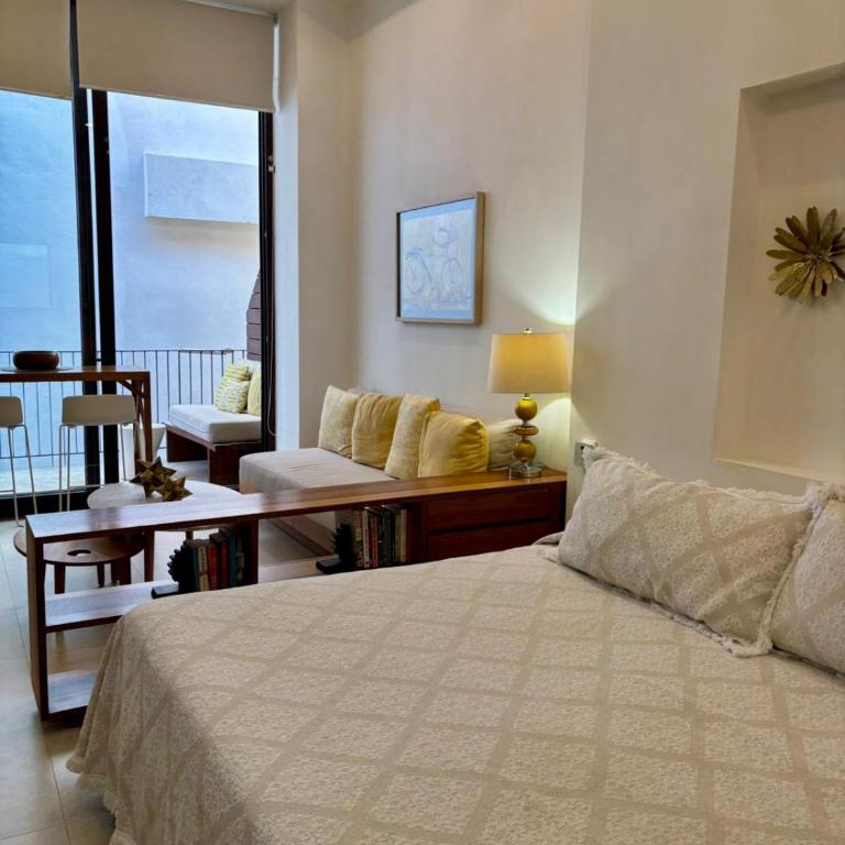 Penthouse Studio 2 blocks from Los Muertos beach - Habitación Doble con balcón - 57