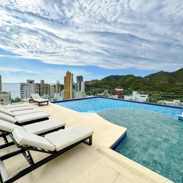 Hermoso Apartasuite para estrenar Sky Tower-Rodadero - Apartment with Sea View - 2