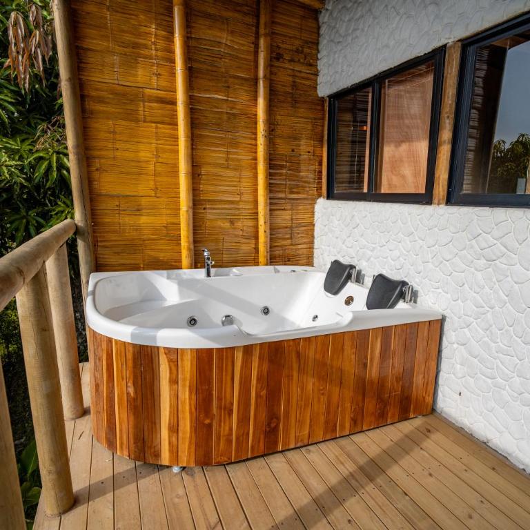 Glamping Mirador Santa Fe-Sopetran - Suite con bañera de hidromasaje - 12