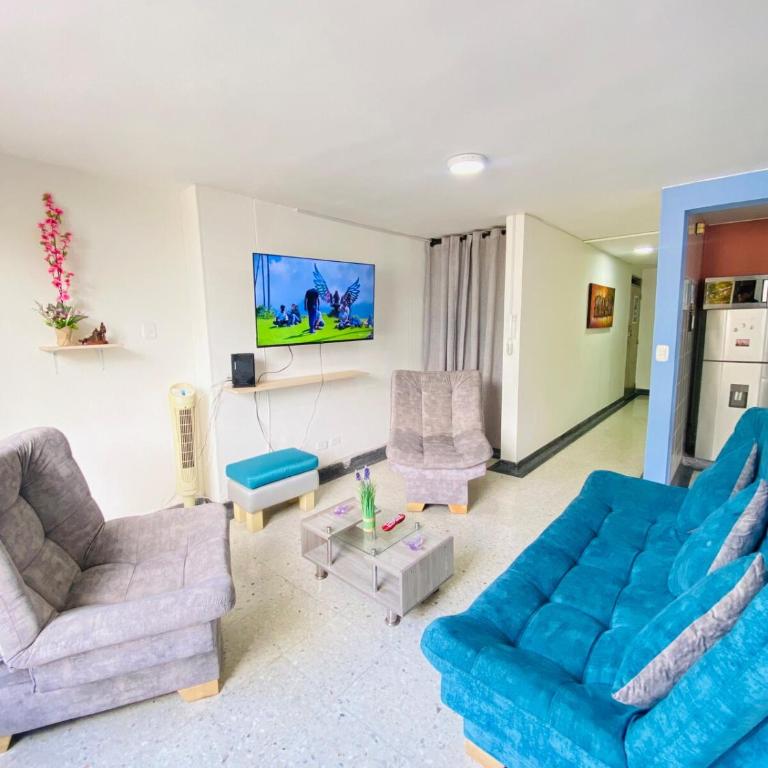 La vida es bella! hermoso apartamento cerca al aeropuerto y centro - Two-Bedroom Apartment with Balcony - 9
