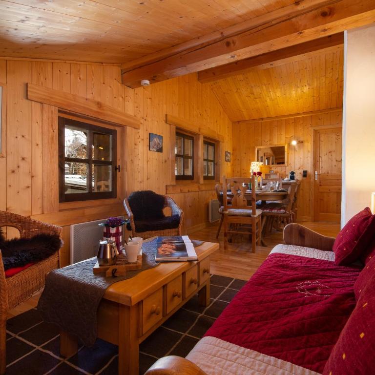 Le Chalet au Tour, Mont Blanc Views & Family Stay Ski IN/ Ski Out - Happy Rentals - Apartment mit Blick auf die Berge - 12