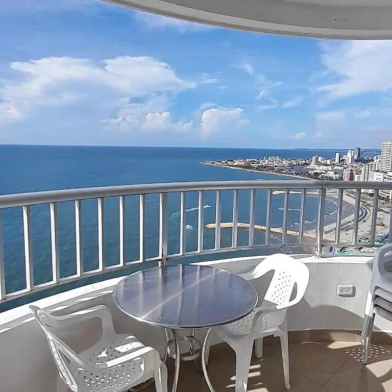 Hermoso apartamento en Boca Grande Cartagena, vista al mar, aire acondicionado - Apartamento de 2 dormitorios - 8