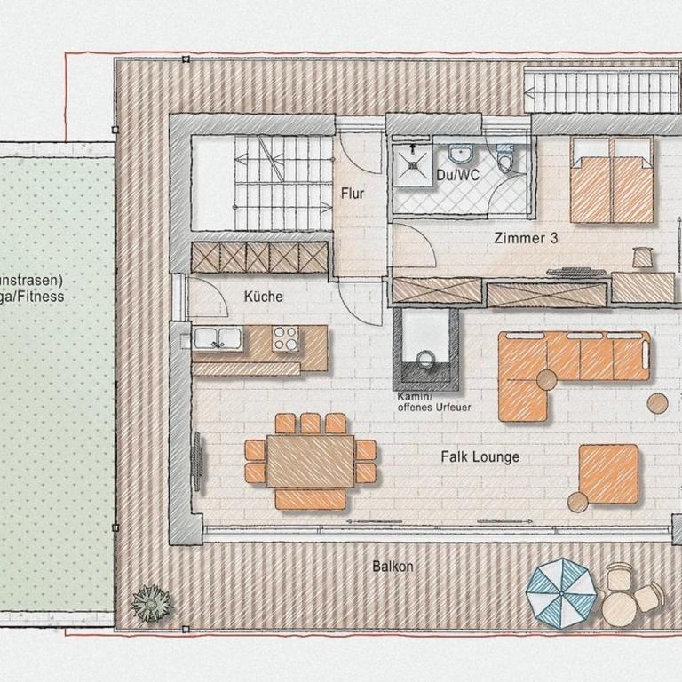 CHALET FALK - Privates Luxus-Chalet mit Sauna & Pool - Villa mit privatem Pool - 54