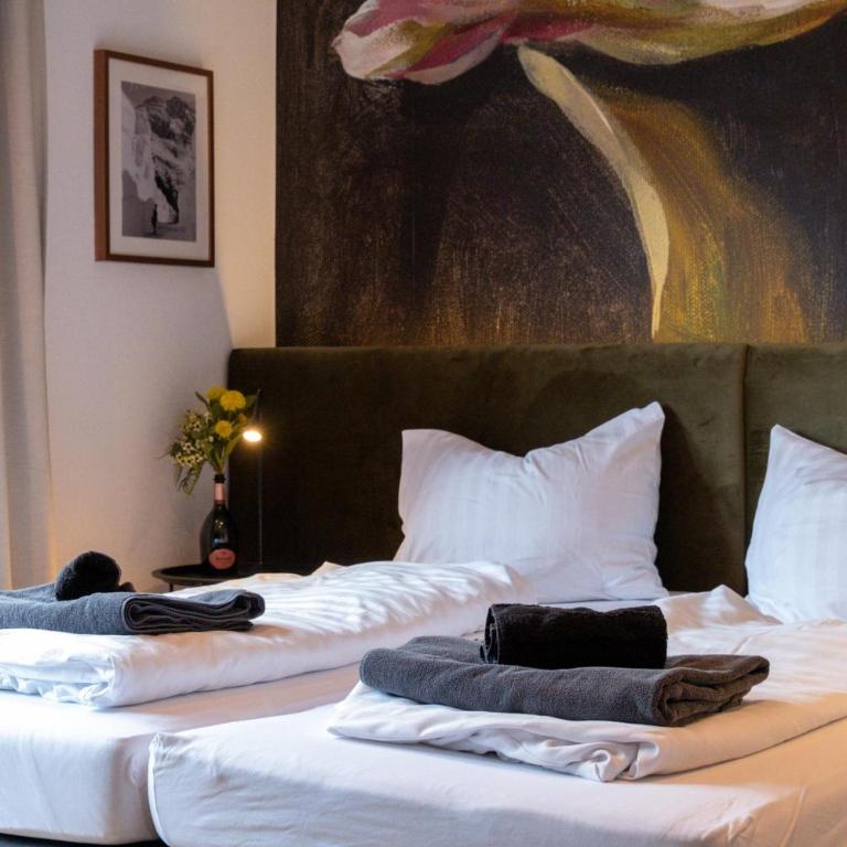 Appartements Cafe Schneider - Apartment mit 3 Schlafzimmern und Dusche - 11