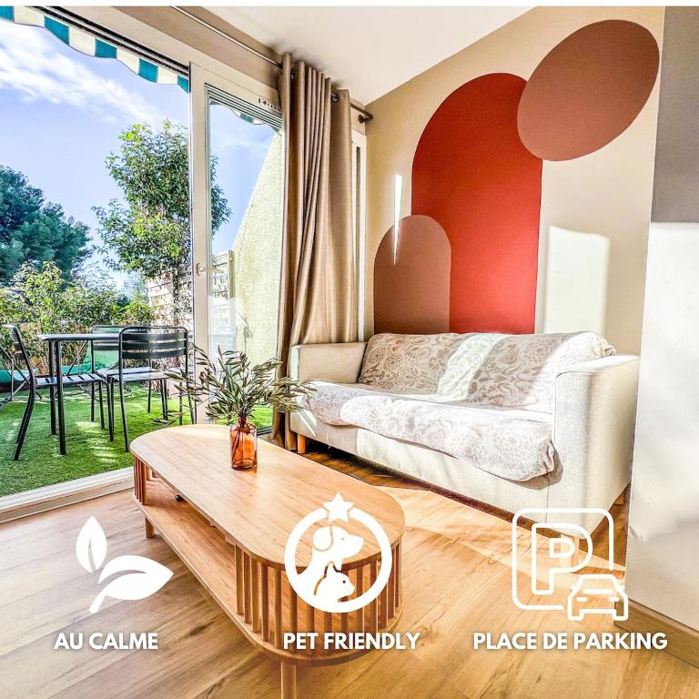 Appartement Evasion Ensoleillée - Parking-Jardin-Clim-Wi-Fi - Apartment mit 1 Schlafzimmer - 1