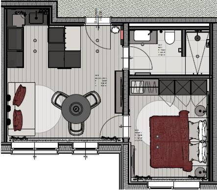 Dirtlergut - Apartment mit 1 Schlafzimmer und Balkon - 6