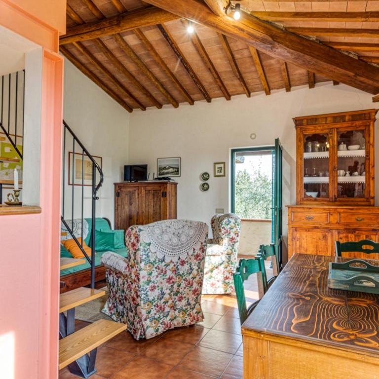 Podere Oliveta - 5 appartamenti con Piscina e Vista - Appartamento con 2 Camere da Letto - 2