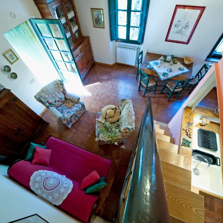 Podere Oliveta - 5 appartamenti con Piscina e Vista - Appartamento con 2 Camere da Letto - 5