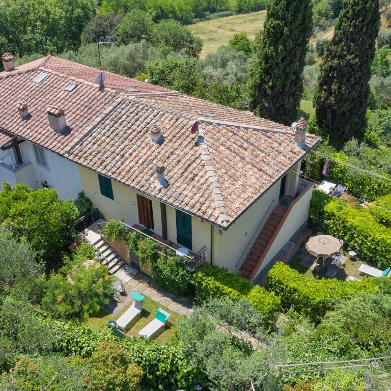 Podere Oliveta - 5 appartamenti con Piscina e Vista - Appartamento con 1 Camera da Letto - 2