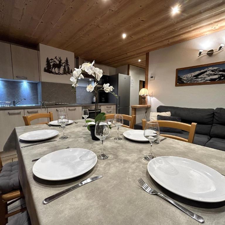 NOUVEAU A LA LOCATION Keranguen 5 cosy au coeur du village, proche pistes et commerces - Apartamento Familiar de 2 dormitorios - 4