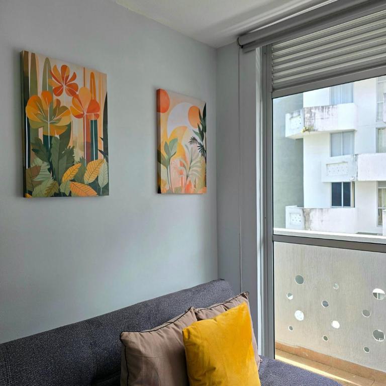 Apartamento Vacacional de 3 Habitaciones con Piscina A 20 Minutos de Salento Quindío - One-Bedroom Apartment - 4