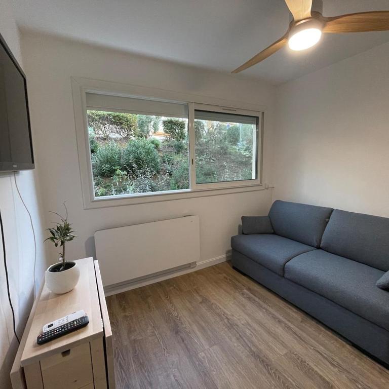 Studio avec canapé lit 2 places dans pièce de vie et lit une place dans coin nuit - Apartment mit 1 Schlafzimmer - 11