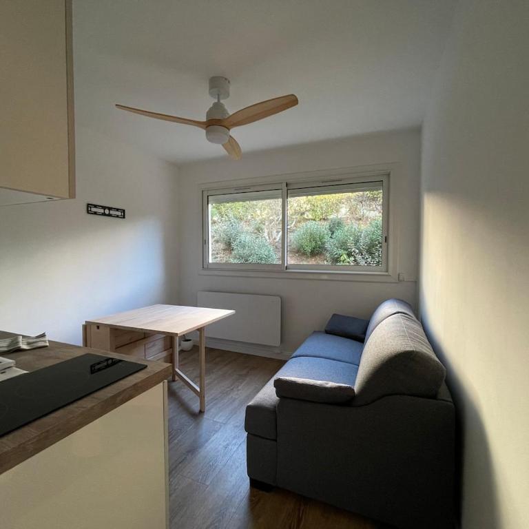 Studio avec canapé lit 2 places dans pièce de vie et lit une place dans coin nuit - Apartment mit 1 Schlafzimmer - 23