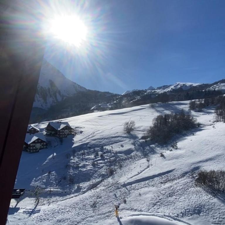 Appartement Le Corbier Lunik-Orion 5 à 6 Pers Au Domaine skiable des Sybelles - Appartement 1 Chambre avec Balcon et Vue sur les Montagnes - 12