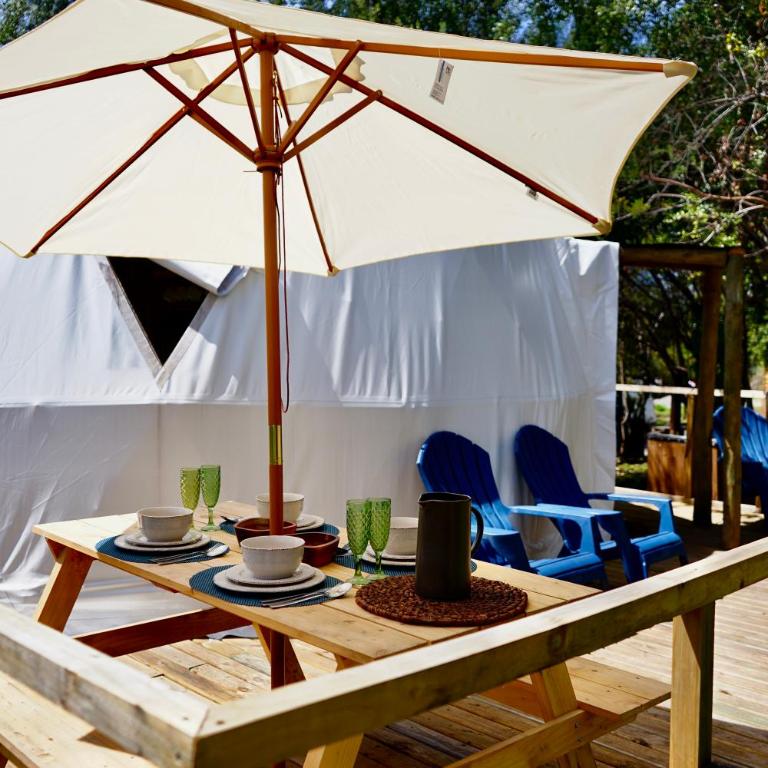 Glamping Domo Tinaja y Piscina Climatizada - Tent - 17