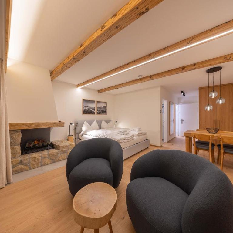 New Premium Studio with eFireplace, Pool & Sauna - Studio mit Balkon - 12