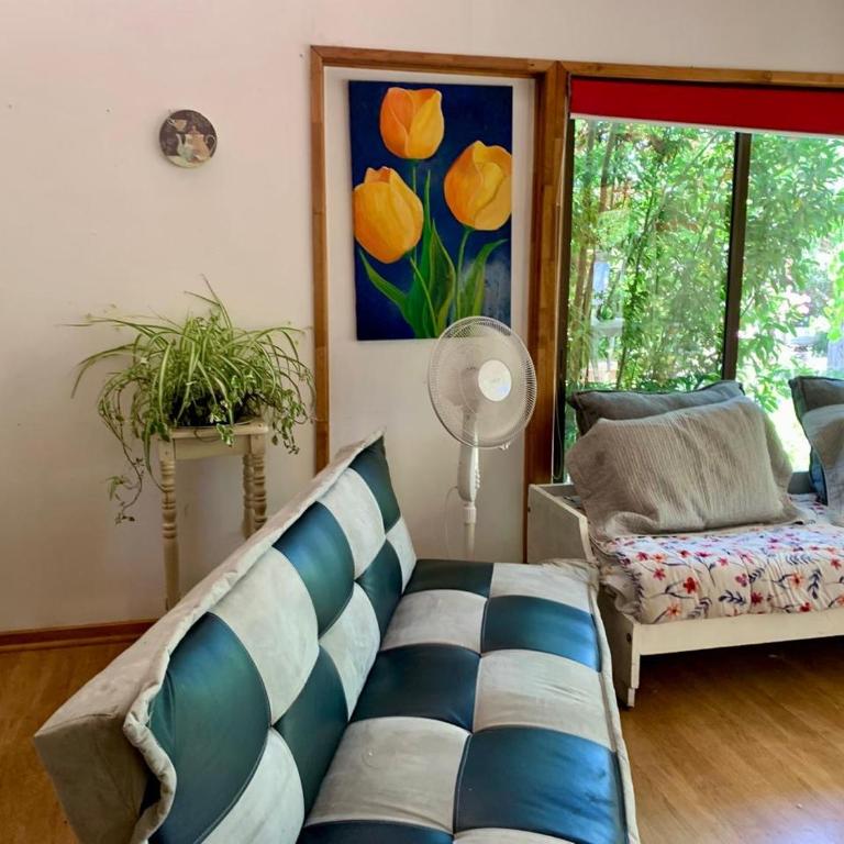 Cabaña con Patio y Árboles - One-Bedroom House - 38