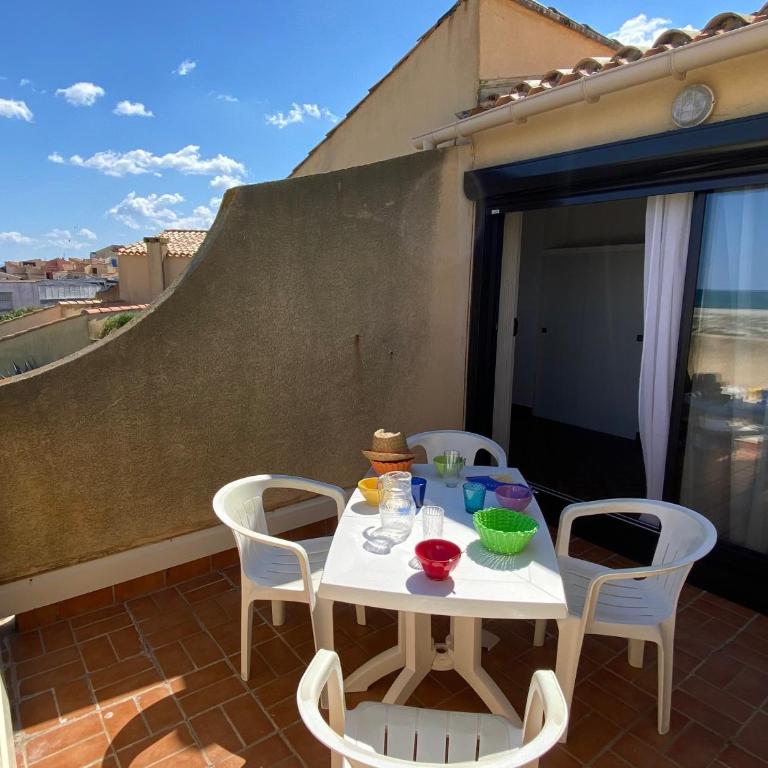 Villa Mitoyenne T2 avec Climatisation et Parking, Face à la Mer, 4 Pers - FR-1-798-58 - Appartement - 11