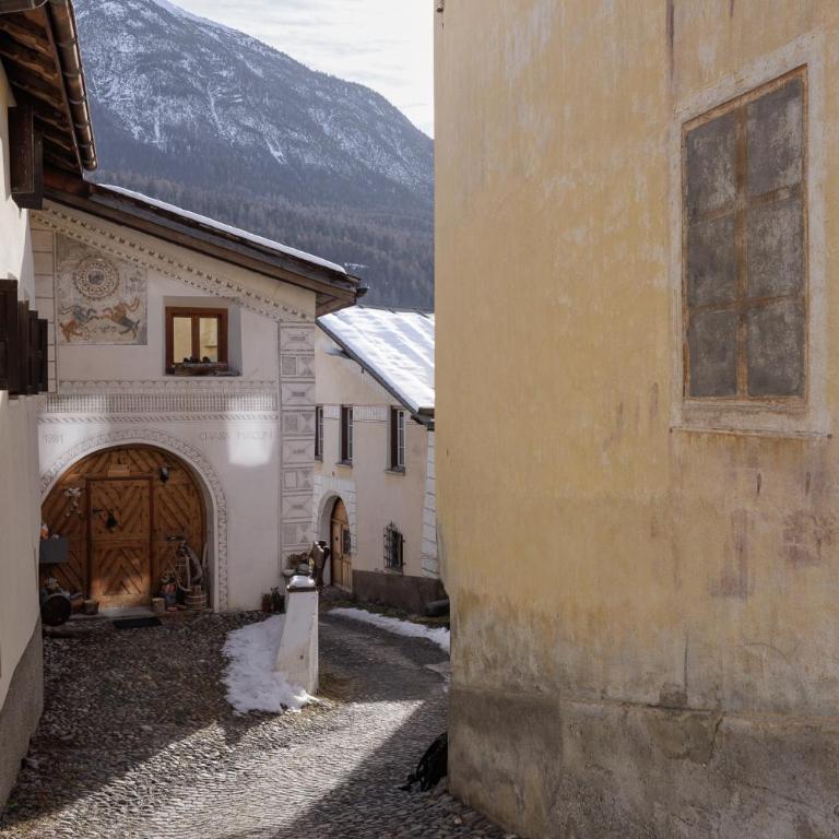 Chasa Macun - Apartment mit Blick auf die Berge - 21