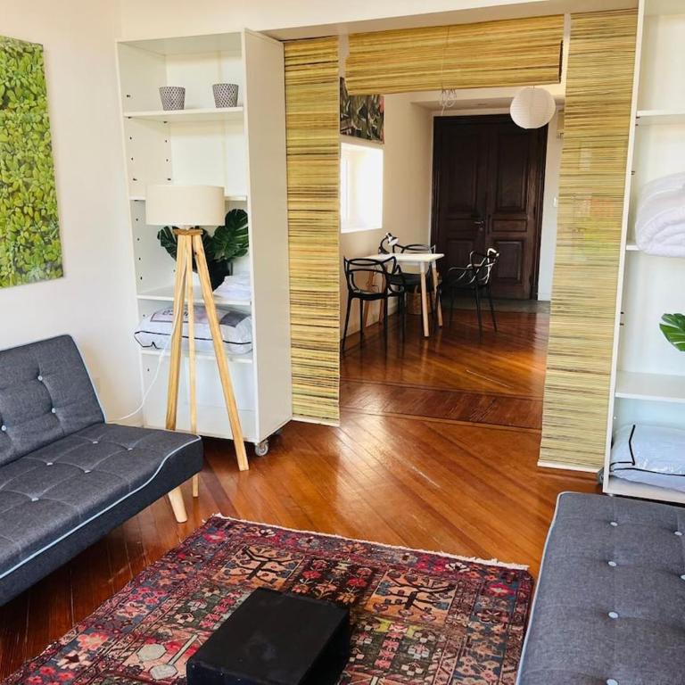 Centro, balcón, luz, muy amplio y tranquilo, WiFi - Apartamento de 1 dormitorio - 48