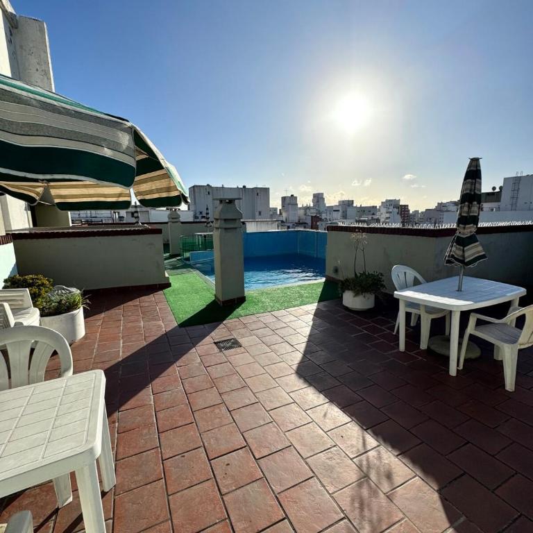 Luminoso departamento con pileta y solarium - Apartamento de 1 dormitorio - 1