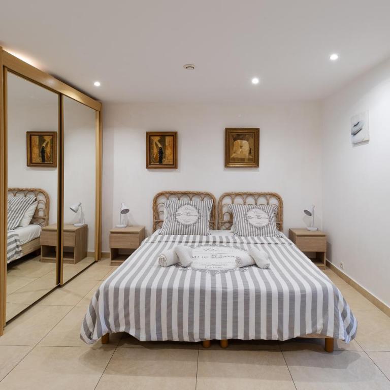 Studio indépendant en villa Calme, Jardins et Piscine à 5 min de la Mer - Chambre Double - 8