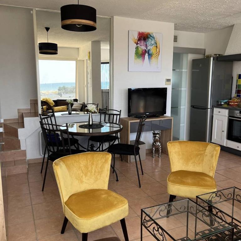 482 Duplex Appartement 2 pers Port Nature 2 magnifique vue mer - Appartamento con 1 Camera da Letto, Vista Mare e Terrazza - 7