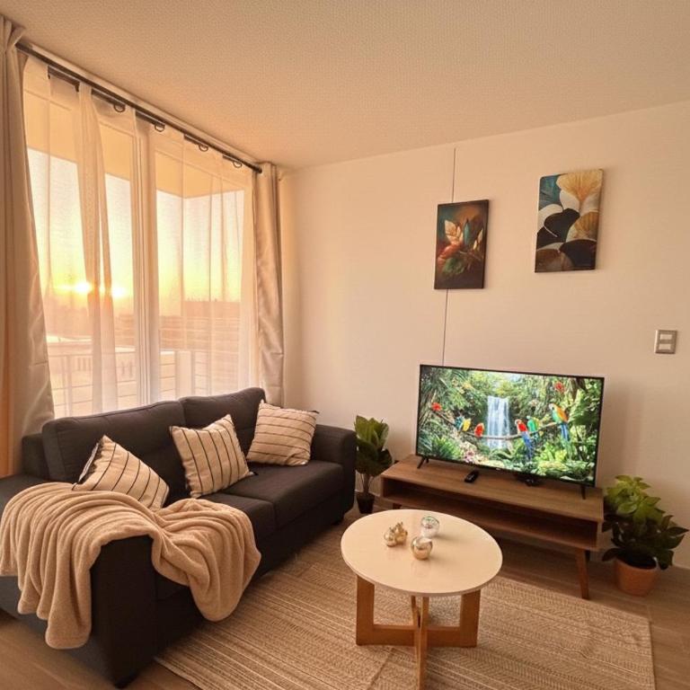 Movistar Arena y Parque Ohiggins I 2H1B I Estacionamiento - Two-Bedroom Apartment - 1