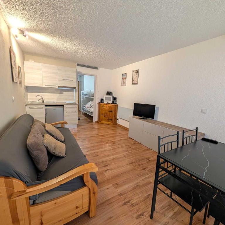 Studio cosy 4 pers avec balcon - Proche pistes, animaux admis, parking - FR-1-445-212 - Monolocale - 1