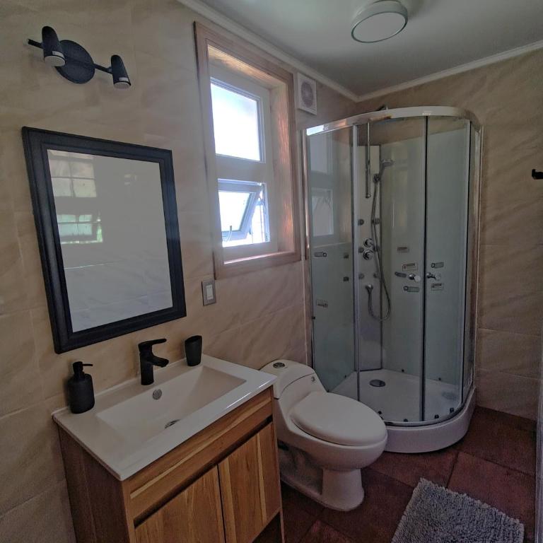 Cabaña con vista al mar y bosque nativo - Three-Bedroom House - 6