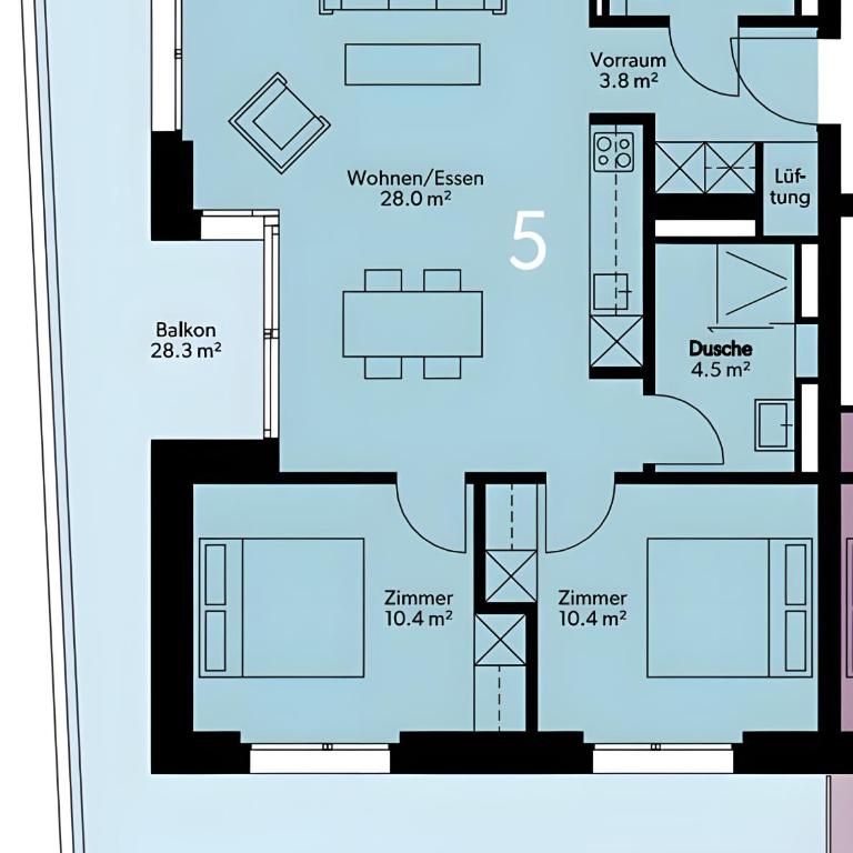 Ferienwohnung Stenna Allegra - Apartment mit 2 Schlafzimmern - 14