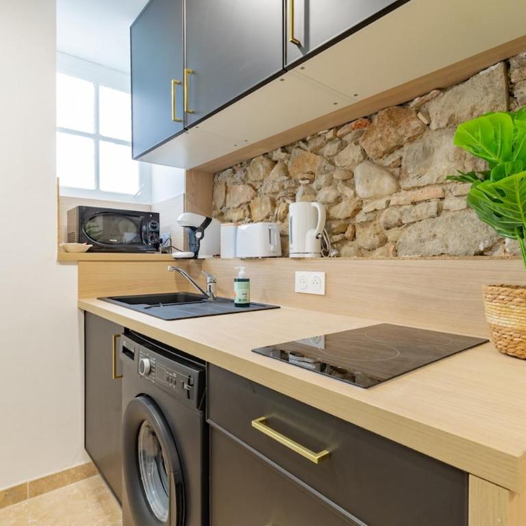 Le Gite Vegetal Cite Wifi Machine a laver 2 personnes - Apartamento de 1 dormitorio - 3