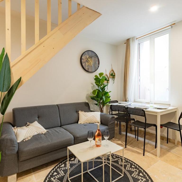 Le Gite Vegetal Cite Wifi Machine a laver 2 personnes - Apartamento de 1 dormitorio - 10