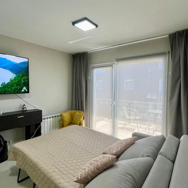 Hermoso departamento con balcón y vista al Lago - Apartamento de 1 dormitorio - 30