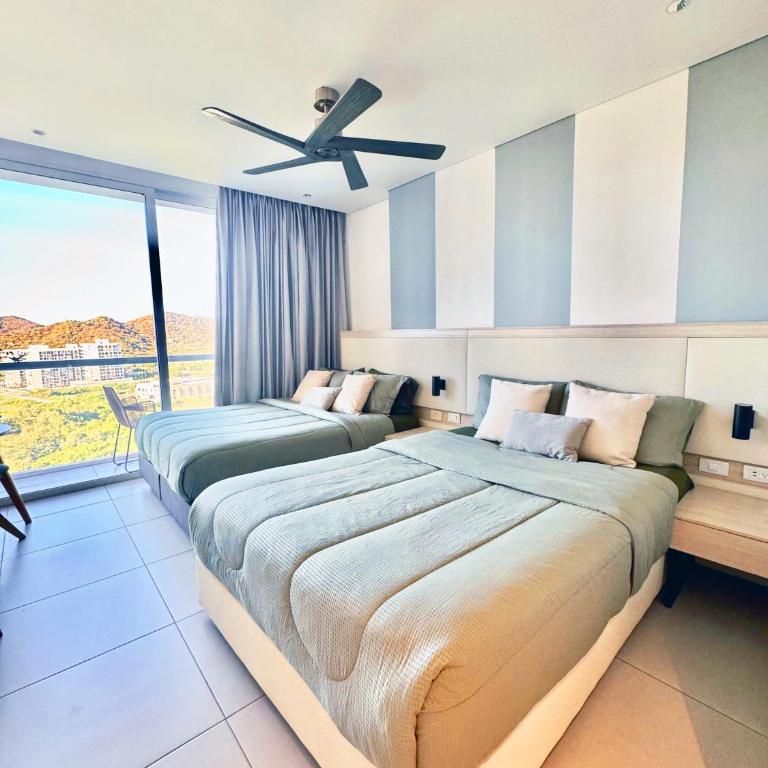 Suite Vista A Reserva y Mar Piso Alto En Bello Horizonte - One-Bedroom Apartment - 49