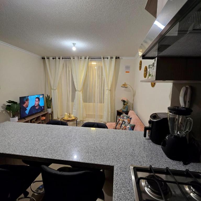 Depto Mi refugio La Serena Beach 2D-1B - Two-Bedroom Apartment with Pool View - 26