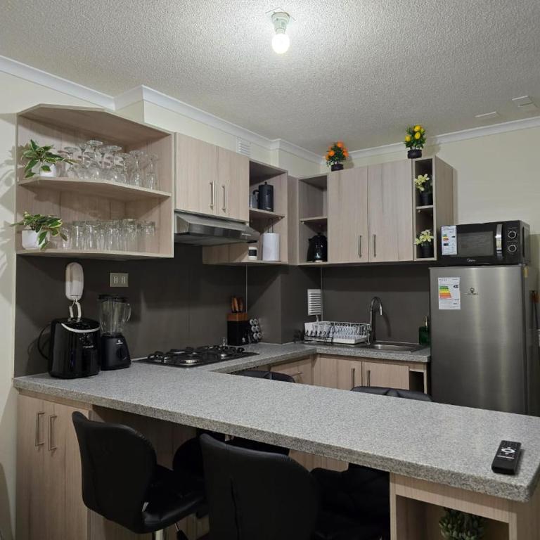 Depto Mi refugio La Serena Beach 2D-1B - Two-Bedroom Apartment with Pool View - 35