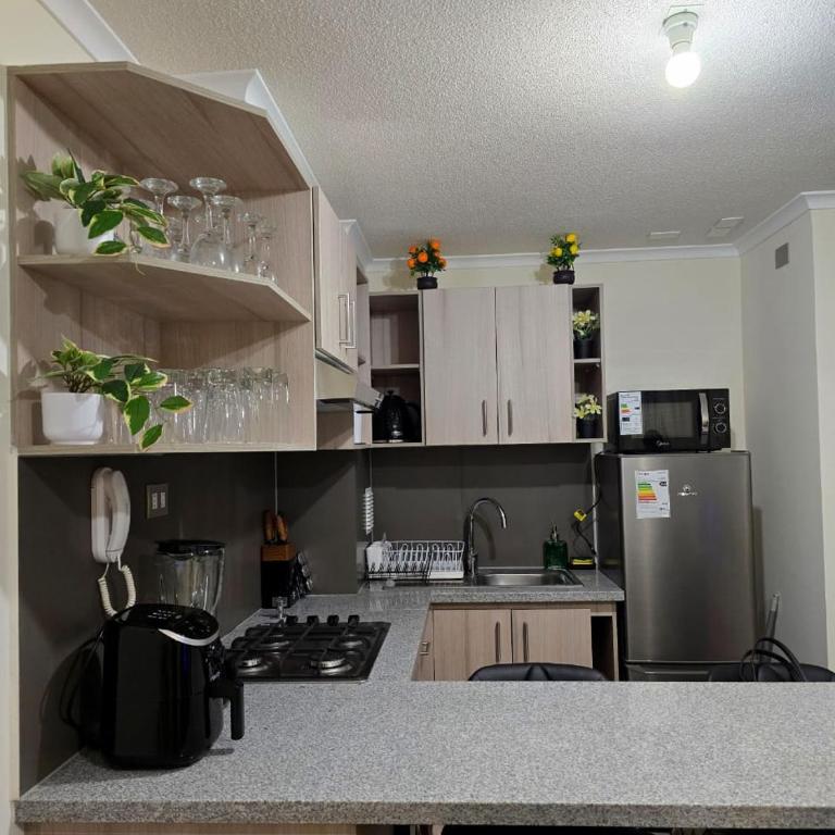 Depto Mi refugio La Serena Beach 2D-1B - Two-Bedroom Apartment with Pool View - 36